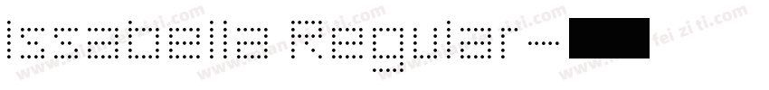 Issabella Regular字体转换